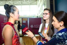Американские спортсменки в восторге от Национальной арены гимнастики в Баку (ФОТО)