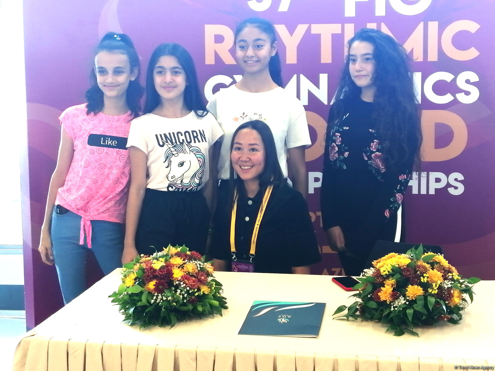 Meeting with Aliya Garayeva held in National Gymnastics Arena in Baku (PHOTO)