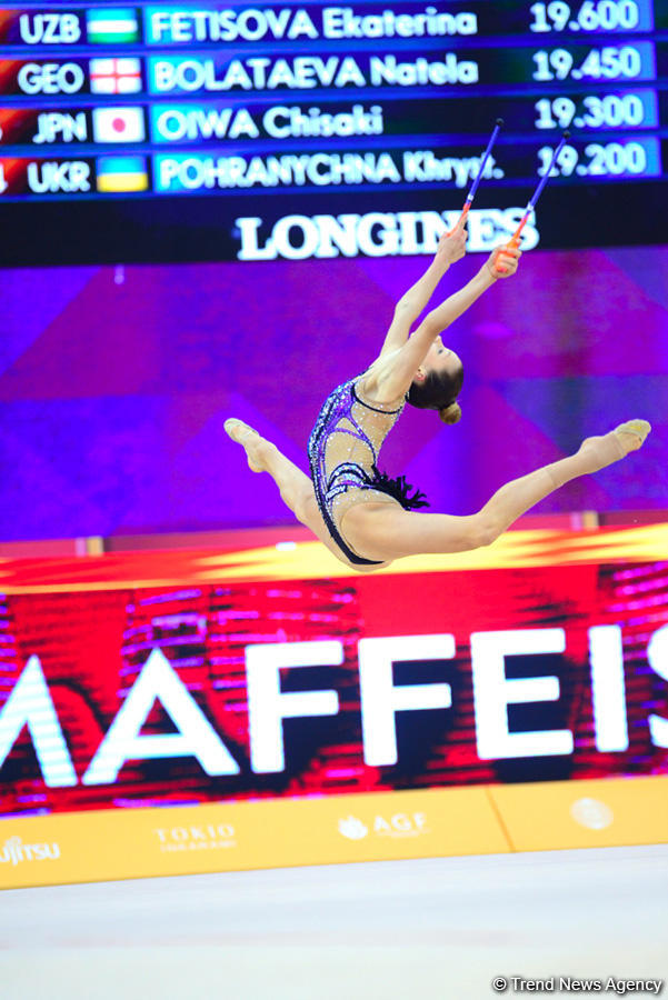 В Баку стартовал четвертый день 37-го Чемпионата мира по художественной гимнастике (ФОТО)