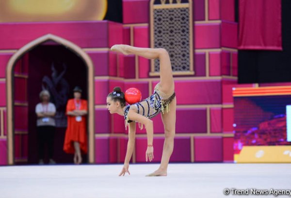 Дина Аверина завоевала «золото» в индивидуальном многоборье Чемпионата мира в Баку