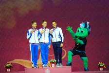 Milli Gimnastika Arenasında bədii gimnastika üzrə 37-ci dünya çempionatının mükafatlandırılma mərasimi keçirilib (FOTO)