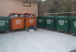 В Баку перед зданиями будут установлены спецконтейнеры для отходов - Оперативный штаб