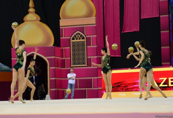 Azerbaijan team reaches finals of 37th Rhythmic Gymnastics World Championship