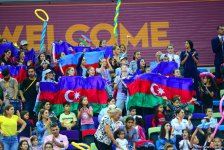 Highlights of World Championships in Baku - spectators in stands (PHOTO)