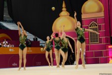 Команда Азербайджана в групповых упражнениях завоевала лицензию на Олимпийские игры-2020 в Токио (ФОТО)