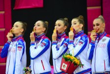 В Баку прошла церемония награждения победителей Чемпионата мира (ФОТО)