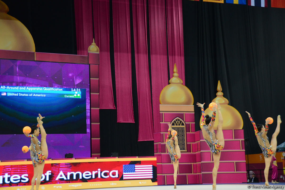 Day 6 of competitions in 37th Rhythmic Gymnastics World Championships kicks off in Baku (PHOTO)