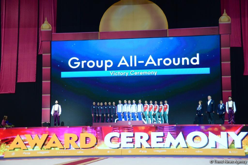 В Баку прошла церемония награждения победителей Чемпионата мира (ФОТО)