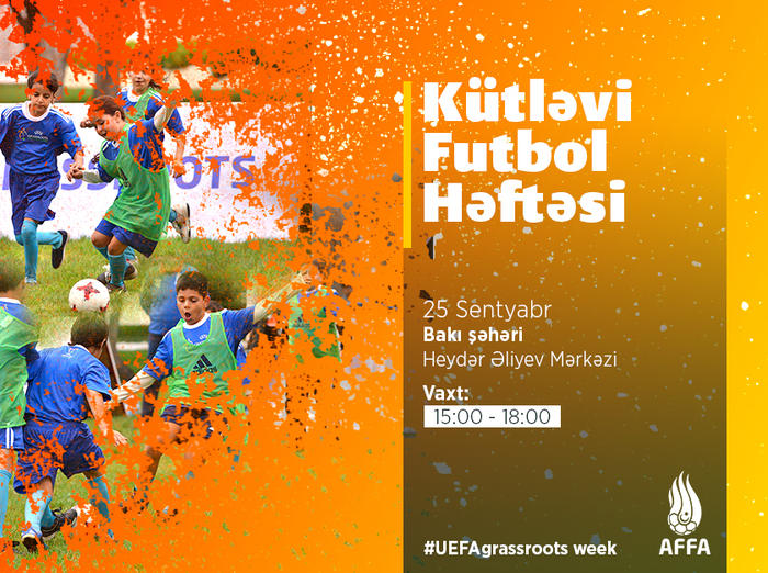 В Баку состоится Неделя массового футбола