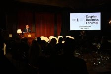 В Нью-Йорке состоялся второй Каспийский бизнес-форум (ФОТО)
