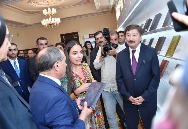 Heydar Aliyev Foundation VP attends opening of "Nasimi Manuscripts in World Libraries" exhibition (PHOTO)