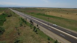 Goranboyda 5 istiqamət üzrə avtomobil yolu yenidən qurulub (FOTO)