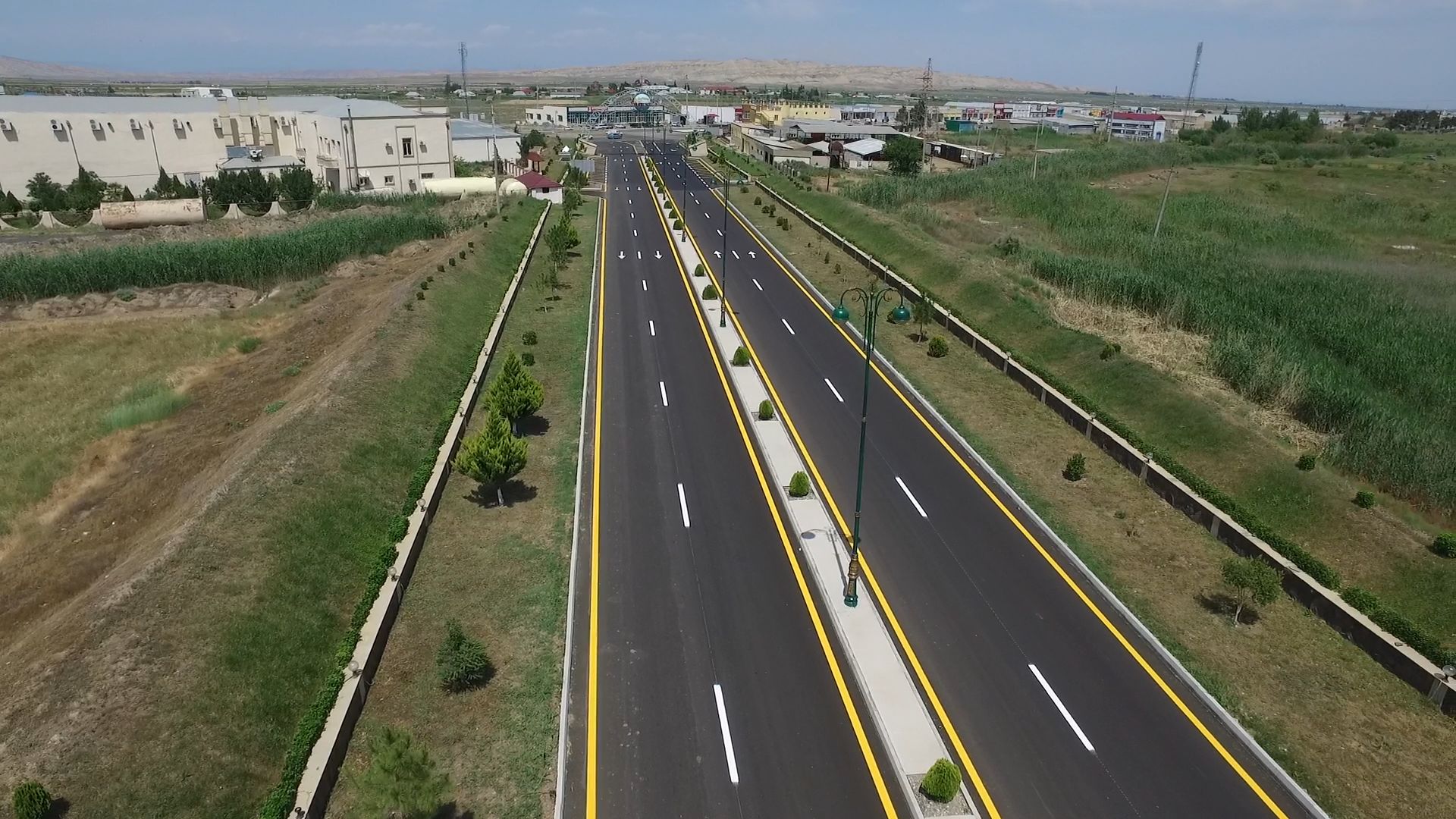 Goranboyda 5 istiqamət üzrə avtomobil yolu yenidən qurulub (FOTO)
