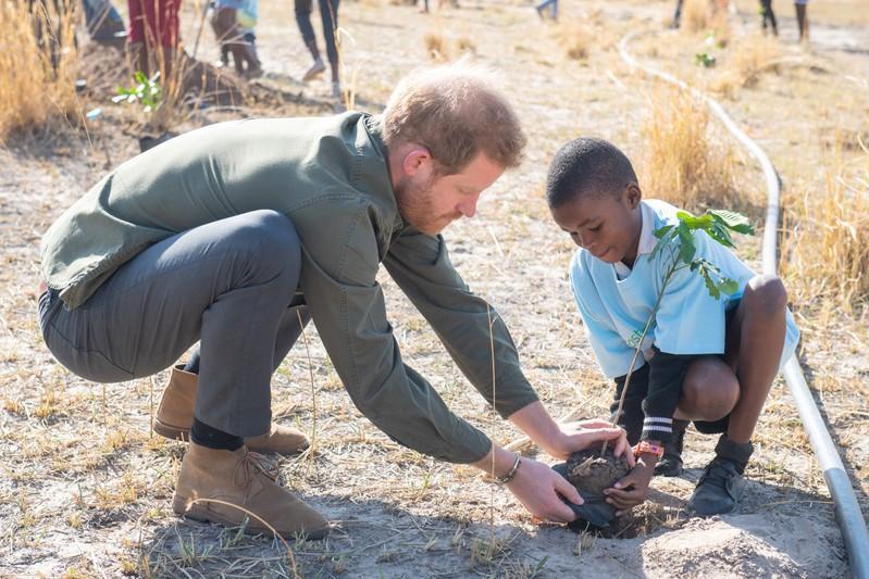 Britain's Prince Harry says 'race against time' on climate change