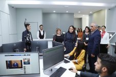 VP of Heydar Aliyev Foundation Leyla Aliyeva attends presentation of distance learning courses in Chinese at UNEC (PHOTO)