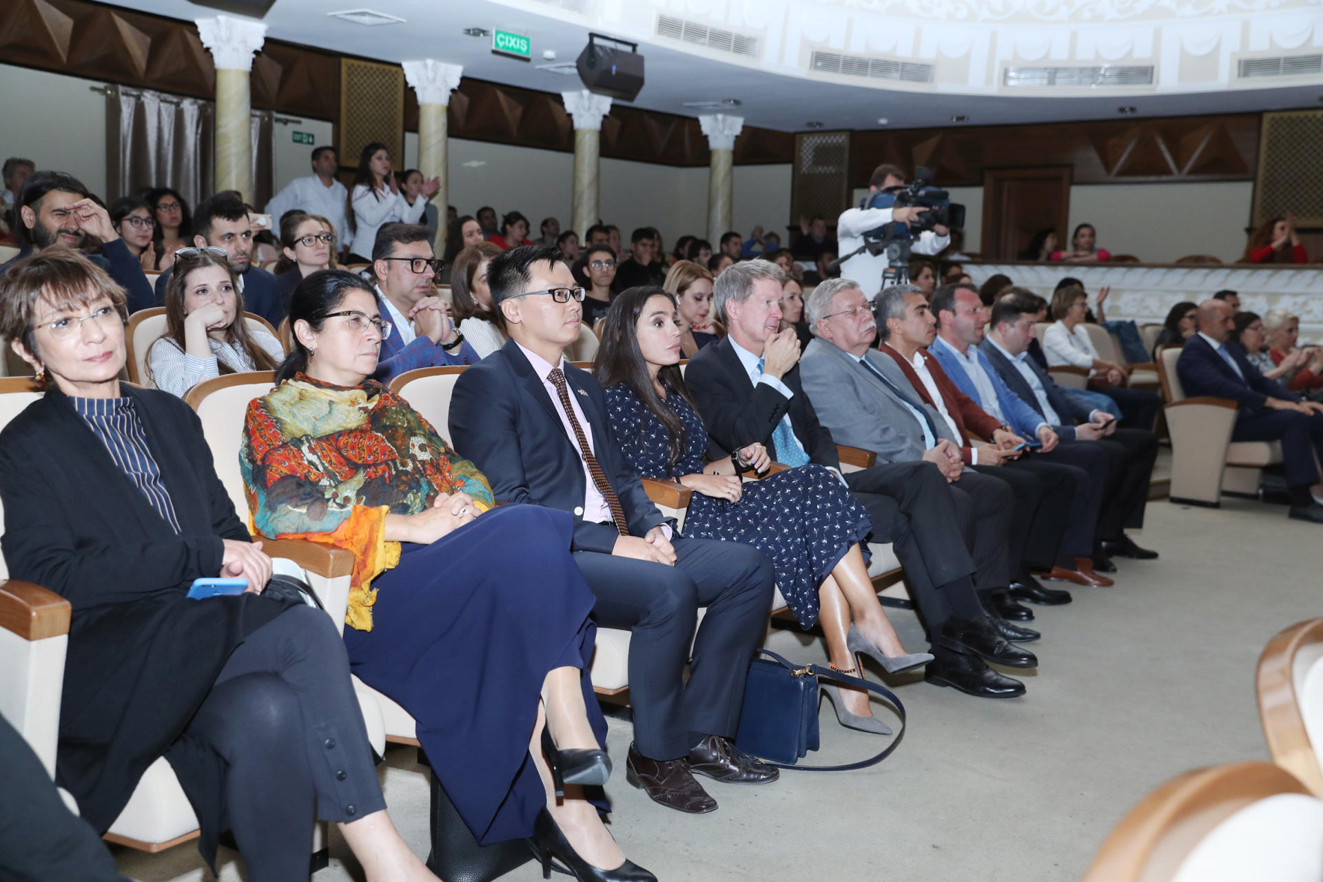 VP of Heydar Aliyev Foundation Leyla Aliyeva attends presentation of Argonauts international inclusive show as part of Nasimi Festival(PHOTO)