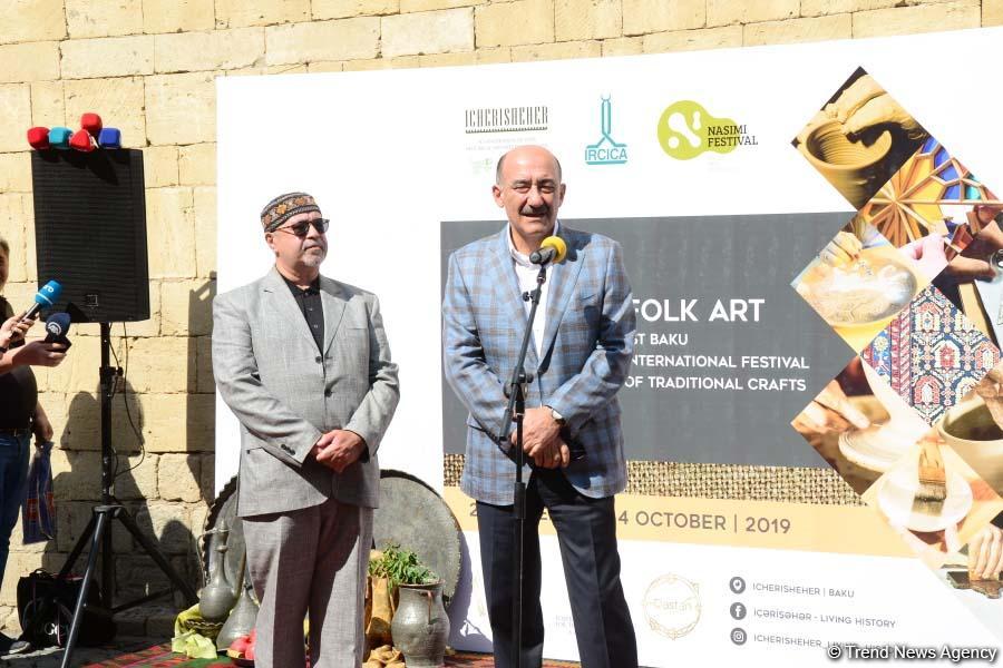 В рамках Фестиваля Насими состоялось открытие Бакинского международного фестиваля ремесленников (ФОТО)