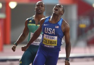 Американец Коулман стал чемпионом мира в беге на 100 м