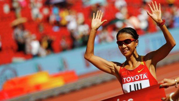 Китаянка Лю Хун завоевала золото чемпионата мира в ходьбе на 20 км