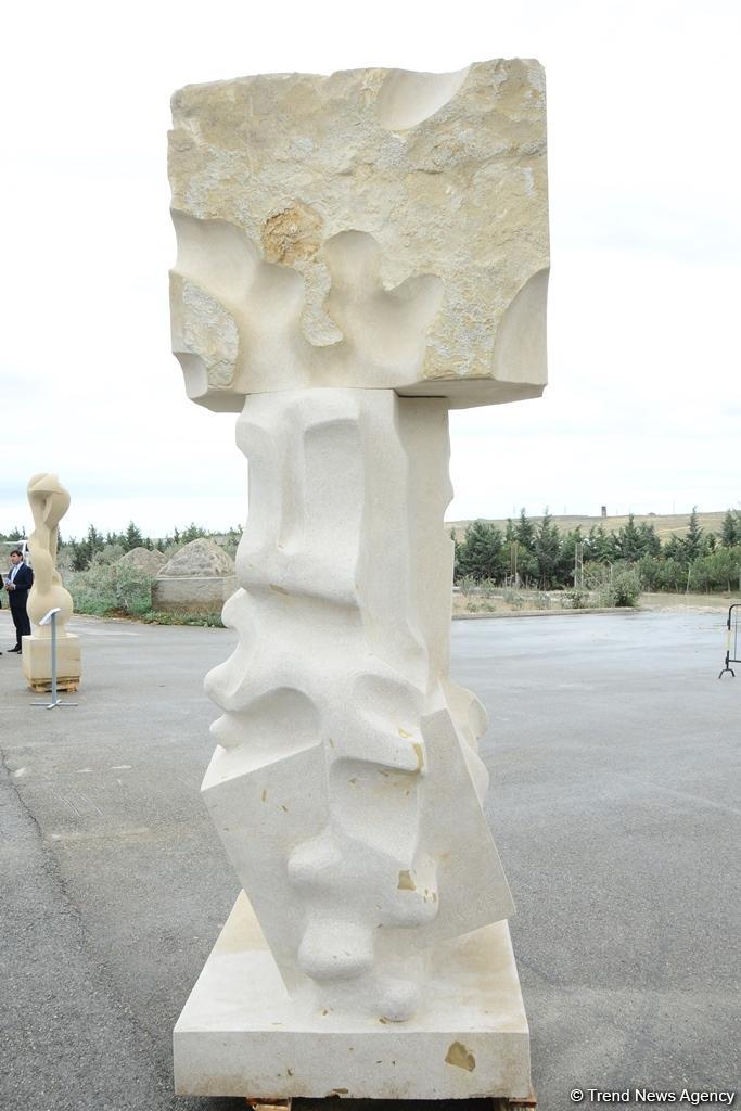 Sculptures by participants of int’l symposium presented as part of Nasimi Festival (PHOTO)