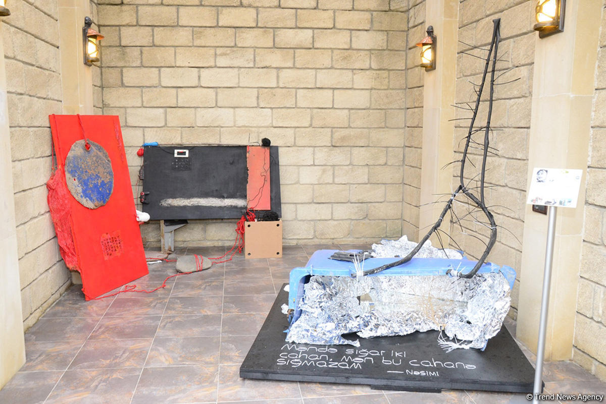 Works of 8th International Exhibition “From Waste to Art” showcased at Nasimi Festival (PHOTO)