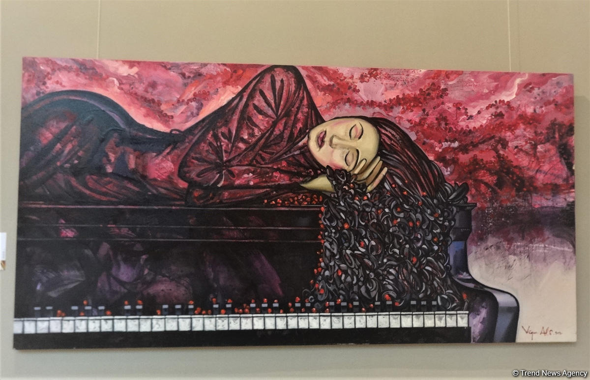 Художник, что рисует джаз – выставка Вугара Али в Баку (ФОТО)