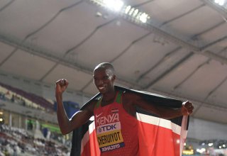 Кениец Черуйот стал чемпионом мира в беге на 1500 м