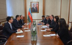 Эльмар Мамедъяров встретился с новым послом Казахстана (ФОТО)
