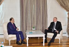President Ilham Aliyev receives Secretary General of Cooperation Council of Turkic-Speaking States (PHOTO)