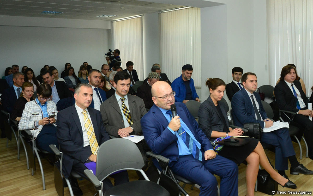 Baku hosts discussions on politics, economy, security between Azerbaijan, Russia & Turkey (PHOTO)