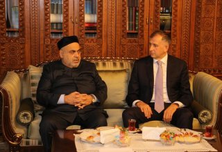 Аллахшукюр Пашазаде встретился с послом Грузии