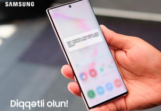 Samsung "Azərpoçt" MMC-nin ölkə əhalisinə müraciəti ilə bağlı rəsmi açıqlama verib