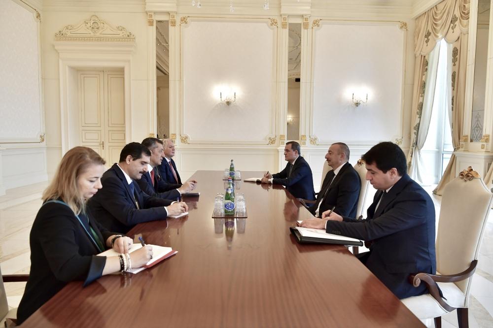President Ilham Aliyev receives Turkish minister of national education
