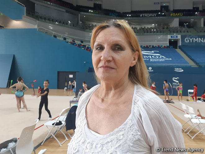 Coach: Excellent conditions for athletes created at Azerbaijani National Gymnastics Arena