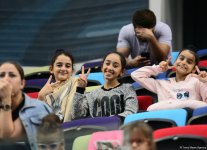Aerobika gimnastikası üzrə 5-ci Azərbaycan birinciliyi və Bakı çempionatının birinci günü start götürüb (FOTO)