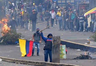Один человек погиб в ходе антиправительственных протестов в Эквадоре