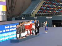 В Баку прошла церемония награждения победителей первенства Азербайджана по художественной и аэробной гимнастике (ФОТО)