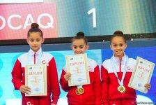 Winners of championships in rhythmic, aerobic gymnastics awarded in Baku (PHOTO)