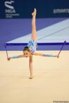 Milli Gimnastika Arenasında bədii gimnastika və aerobika gimnastikası üzrə yarışlar davam edir (FOTO)