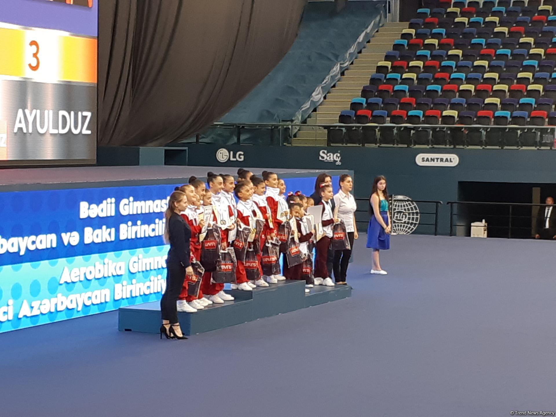 Awarding ceremony held for winners of 26th Azerbaijan and Baku Championships in Rhythmic Gymnastics and 5th Azerbaijan and Baku Championships in Aerobic Gymnastics