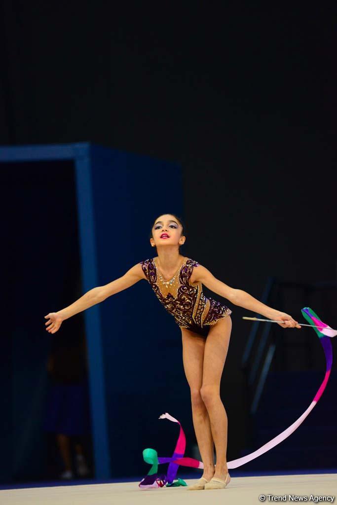 Rhythmic, aerobic gymnastics competitions underway in National Gymnastics Arena in Baku (PHOTO)