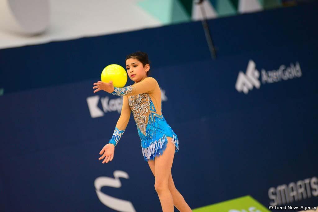 Rhythmic, aerobic gymnastics competitions underway in National Gymnastics Arena in Baku (PHOTO)