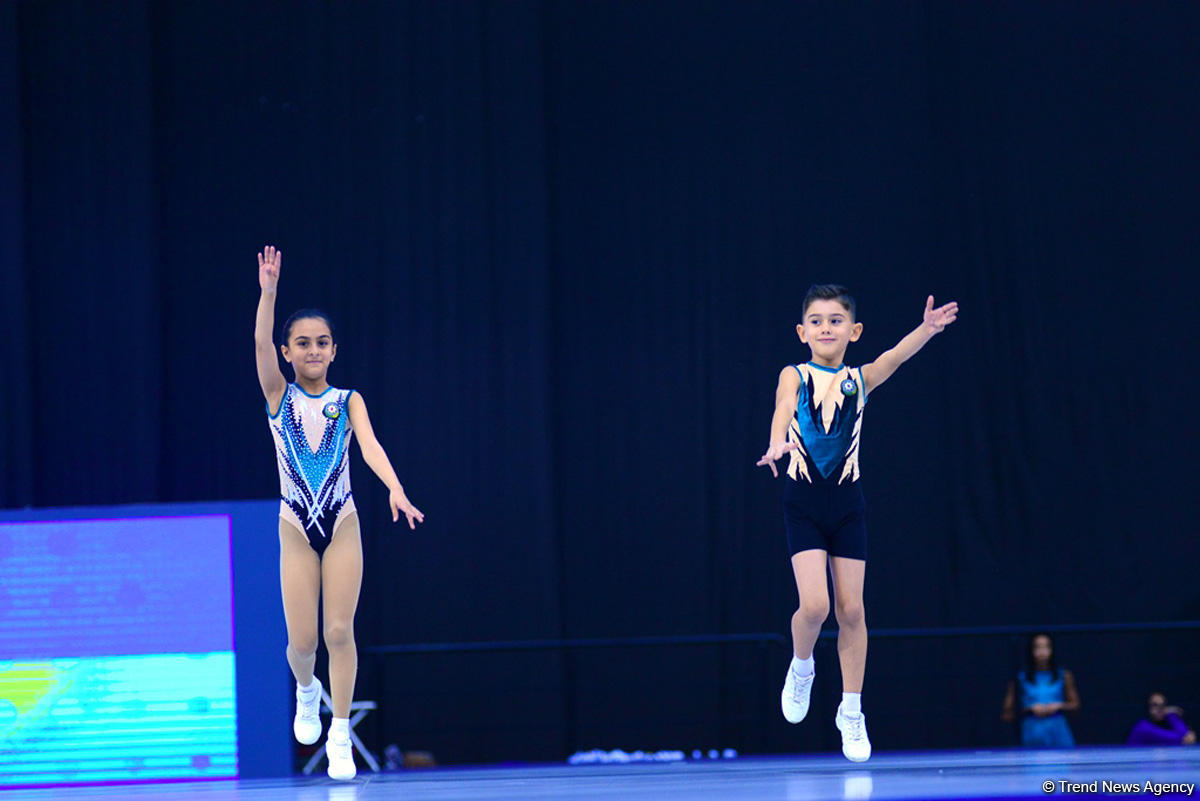 Azerbaijan and Open Baku Championships in Acrobatic and Aerobic Gymnastics underway in Sumgait