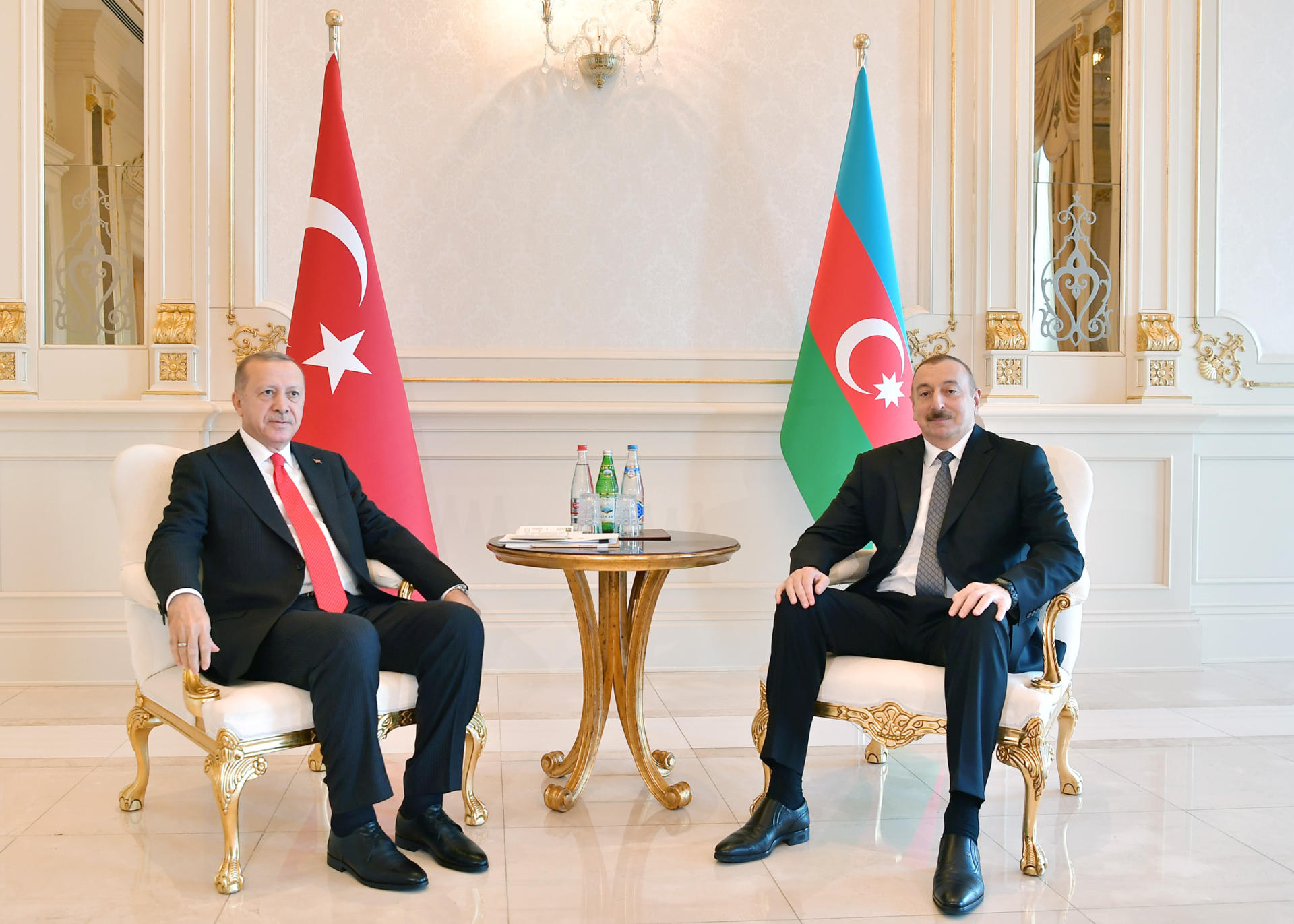 Başkan Erdoğan'ın Bakü ziyaretinden ilk kareler