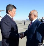 Qırğızıstan Prezidenti Sooronbay Jeenbekov Azərbaycana səfərə gəlib (FOTO)