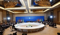 President Ilham Aliyev attends 7th Turkic Council Summit in Baku (PHOTO)