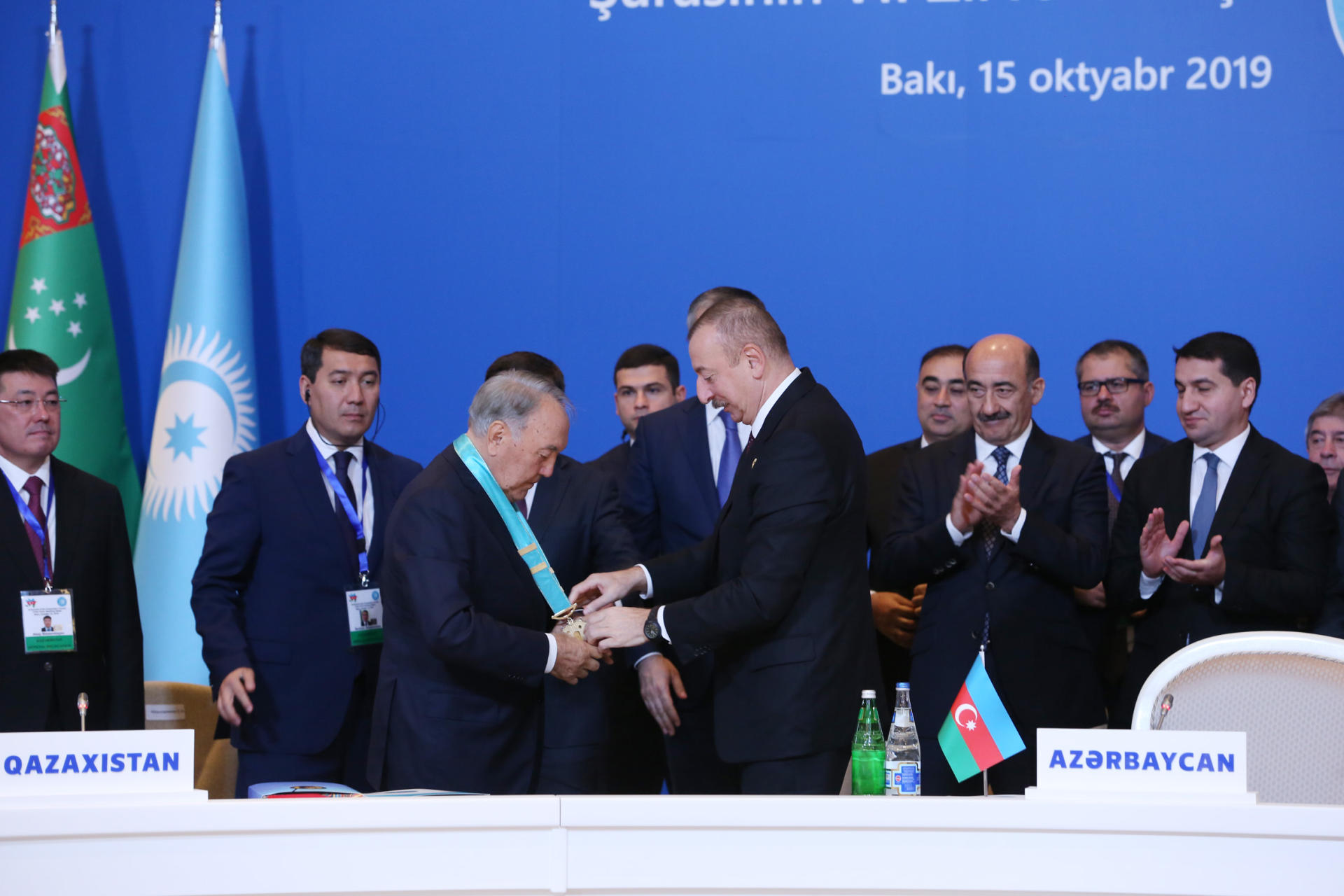 President Ilham Aliyev attends 7th Turkic Council Summit in Baku (PHOTO)