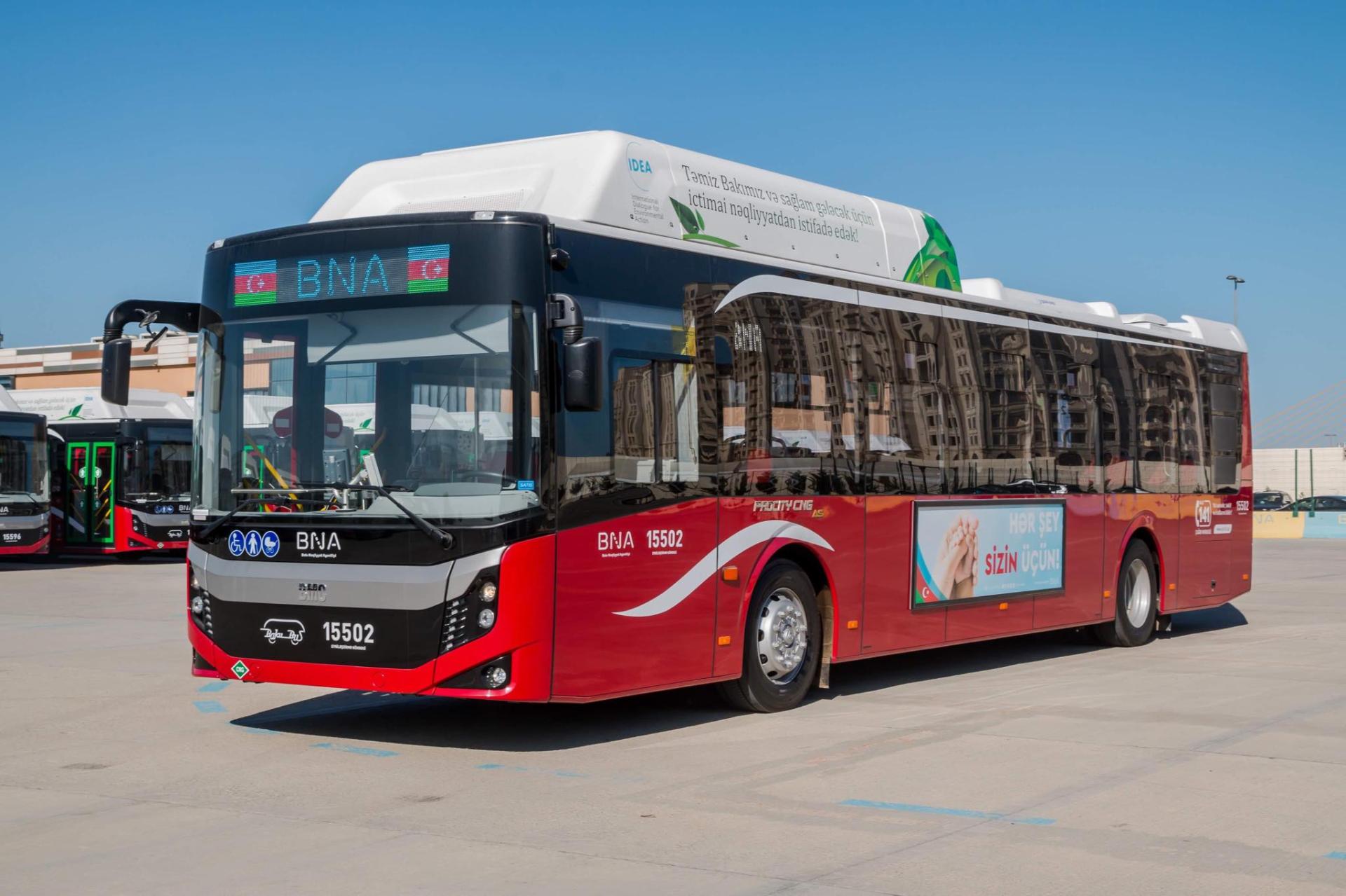 В Баку увеличено число экспресс-автобусов