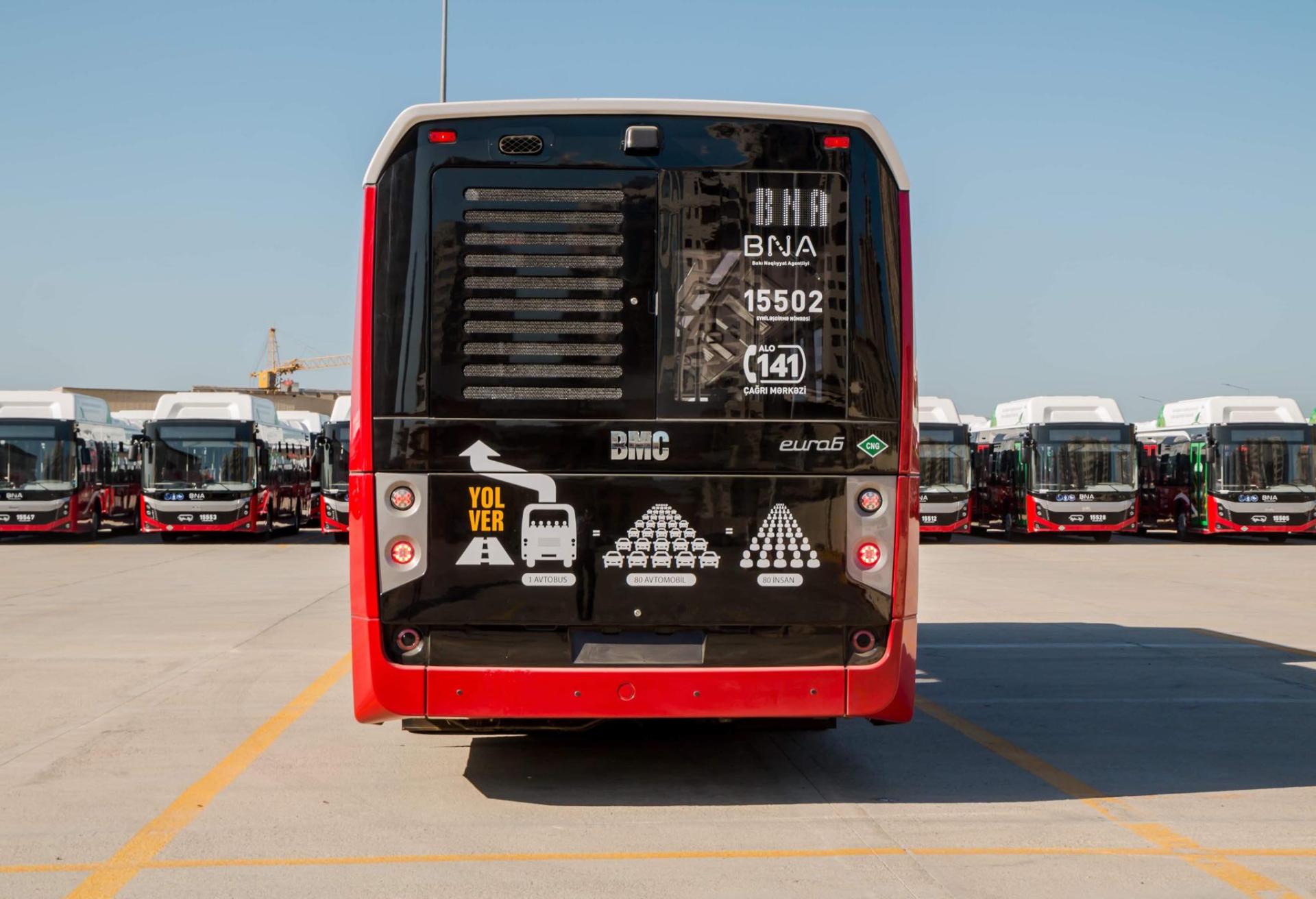 Bakıya gətirilən yeni avtobuslar ilin sonuna qədər istifadəyə veriləcək (ÖZƏL) (FOTO)