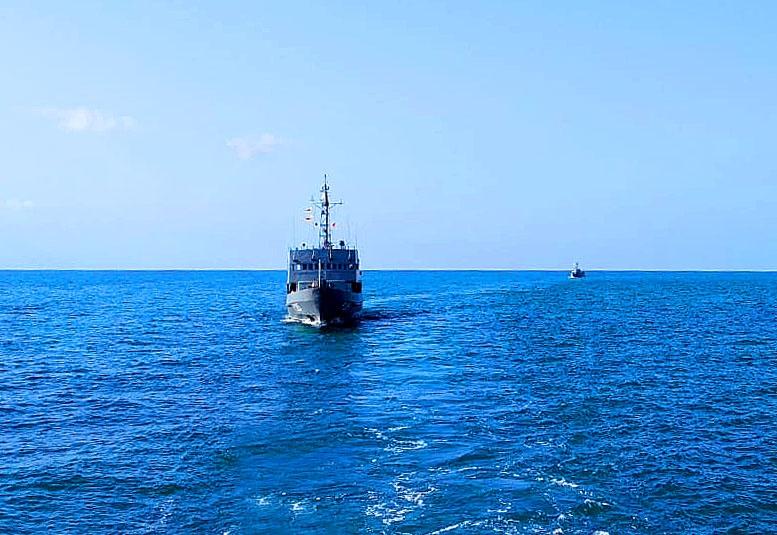 Azerbaijani Naval Forces conducting tactical exercises